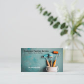 Carte De Visite Service de peinture professionnelle élégant seau d (Debout devant)