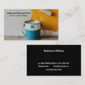 Carte De Visite Service de peinture professionnelle élégant seau d (Devant / Derrière)