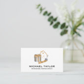 Carte De Visite Service de Peinture Professionnelle Moderne Servic (Debout devant)