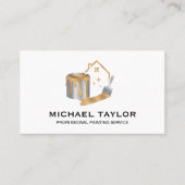 Carte De Visite Service de Peinture Professionnelle Moderne Servic (Devant)