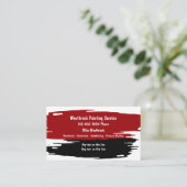 Carte De Visite Service De Peinture Unique Moderne (Debout devant)