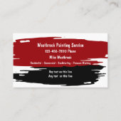 Carte De Visite Service De Peinture Unique Moderne (Devant)