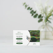 Carte De Visite Service de pelouse bilingue (Debout devant)