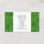 Carte De Visite Service de pelouse bilingue (Dos)