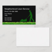 Carte De Visite Service de pelouse de quartier (Devant / Derrière)