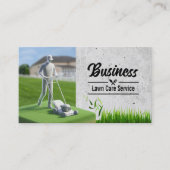 Carte De Visite Service de pelouse et d'aménagement du terrain (Devant)