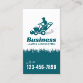 Carte De Visite Service de pelouse et d'aménagement du terrain Cir (Devant)