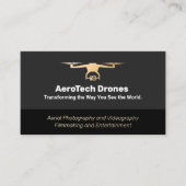 Carte De Visite Service de photographie et de vidéographie des dro (Devant)