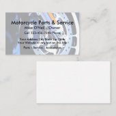 Carte De Visite Service de pièces de moto (Devant / Derrière)