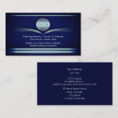 Carte De Visite Service de pilote et de bourdon - style en métal (Devant / Derrière)