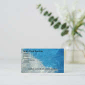 Carte De Visite Service de piscine (Debout devant)