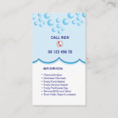 Carte De Visite Service de piscine (Dos)