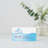 Carte De Visite Service de piscine (Debout devant)