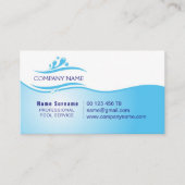 Carte De Visite Service de piscine (Devant)