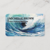 Carte De Visite Service de Piscine à Remous (Devant)