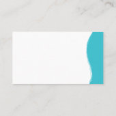 Carte De Visite Service De Piscine Moderne (Dos)