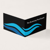 Carte De Visite Service De Piscine Moderne (Extérieur)