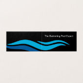 Carte De Visite Service De Piscine Moderne (Extérieur déplié)