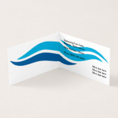 Carte De Visite Service De Piscine Moderne (Intérieur)