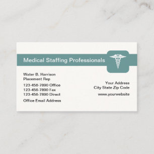 Carte De Visite Service de placement médical