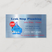 Carte De Visite Service de plomberie de plomberie pour homme de pl (Devant)