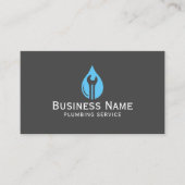 Carte De Visite Service de plomberie d'eau Drop Tool Logo Professi (Devant)