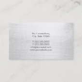 Carte De Visite Service de plomberie Eau Drop Icon Professionnel (Dos)