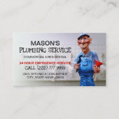 Carte De Visite Service de plomberie et de plomberie (Devant)