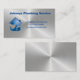 Carte De Visite Service de plomberie pour entrepreneur professionn