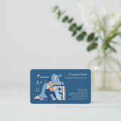 Carte De Visite Service de plomberie professionnel moderne (Debout devant)
