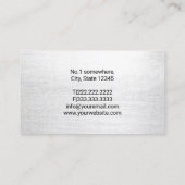 Carte De Visite Service de plomberie Tuyau d'eau Professionnel (Dos)