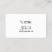 Carte De Visite Service de plomberie Wrench Eau de la main Drop Pl (Dos)