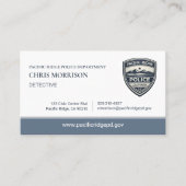 Carte De Visite Service de police (Devant)