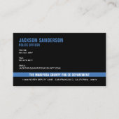 Carte De Visite Service de police Service de police Employé (Devant)