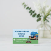 Carte De Visite Service de pompage de fosse septique (Debout devant)