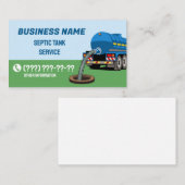 Carte De Visite Service de pompage de fosse septique (Devant / Derrière)