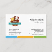 Carte De Visite Service de pose d'animaux (Dos)