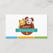 Carte De Visite Service de pose d'animaux (Devant)