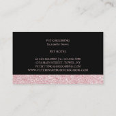 Carte De Visite Service de pose pour animaux de compagnie Paw Groo (Dos)