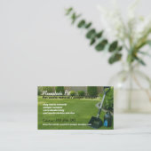 Carte De Visite Service de ramassage de déchets d'animaux de compa (Debout devant)