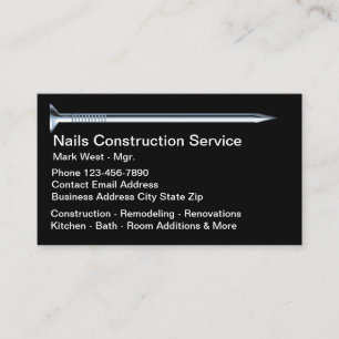 Carte De Visite Service de remontage de construction