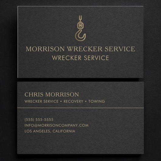 Carte De Visite Service de remorquage