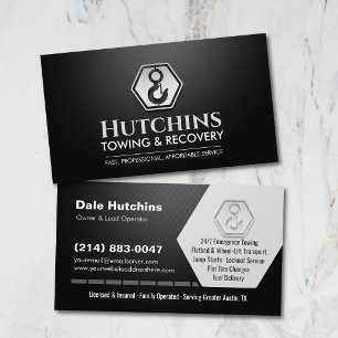 Carte De Visite Service de remorquage 24h/24 et assistance routièr