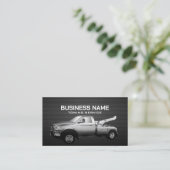 Carte De Visite Service de remorquage Camion professionnel Black M (Debout devant)