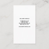 Carte De Visite Service de remorquage et de remorquage (Dos)