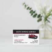 Carte De Visite Service de remorquage professionnel (Debout devant)