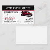 Carte De Visite Service de remorquage professionnel (Devant / Derrière)