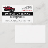 Carte De Visite Service de remorquage professionnel (Devant / Derrière)