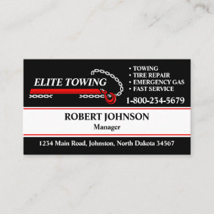 Carte De Visite Service de remorquage professionnel