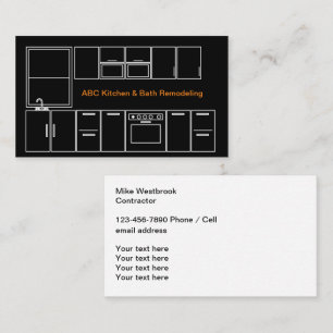 Carte De Visite Service de rénovation de cuisine et de salle de ba